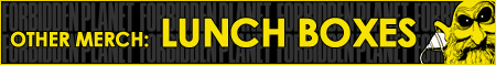 Lunch Boxes at Forbidden Planet USA features comic, movie, anime, and tv characters